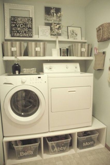 How To Smartly Organize Your Laundry Space: 37 Ideas