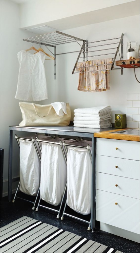 How To Smartly Organize Your Laundry Space: 37 Ideas