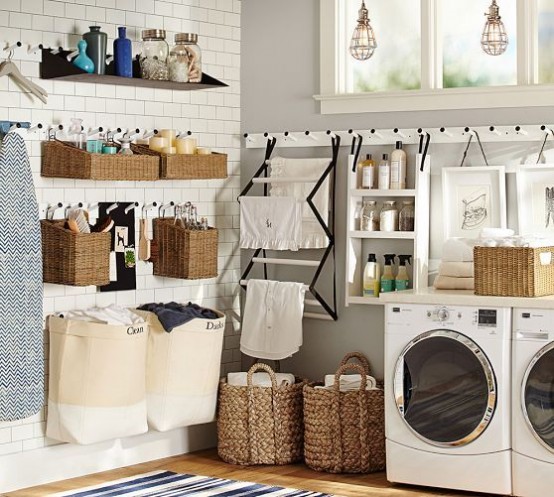 How To Smartly Organize Your Laundry Space: 37 Ideas