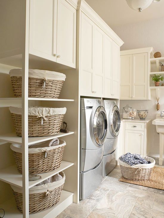 How To Smartly Organize Your Laundry Space: 37 Ideas