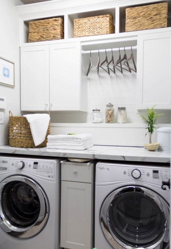 How To Smartly Organize Your Laundry Space: 37 Ideas