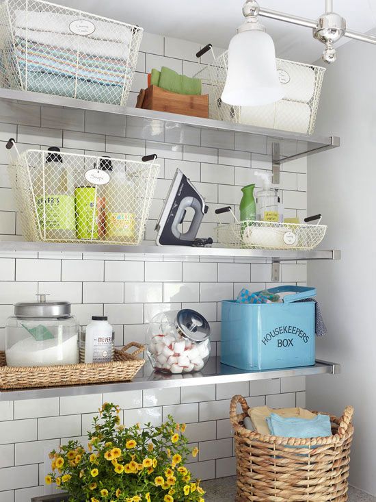 How To Smartly Organize Your Laundry Space: 37 Ideas