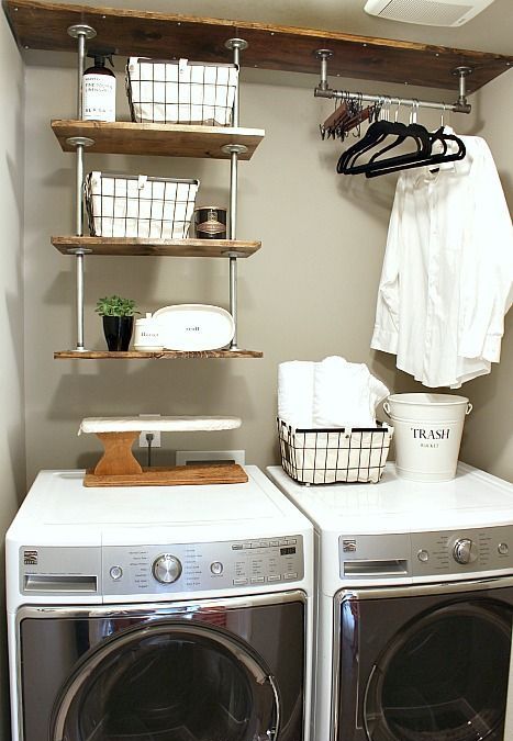 How To Smartly Organize Your Laundry Space: 37 Ideas