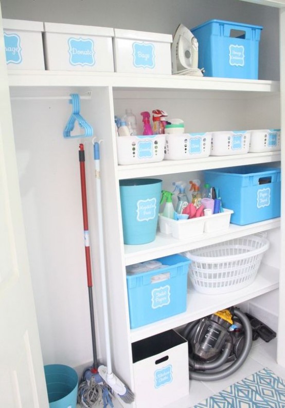 How To Smartly Organize Your Laundry Space: 37 Ideas