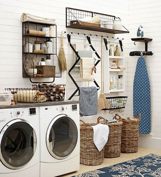 How To Smartly Organize Your Laundry Space: 37 Ideas