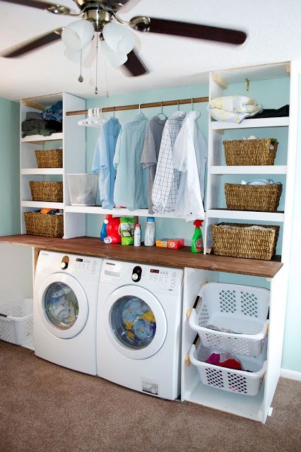 How To Smartly Organize Your Laundry Space: 37 Ideas