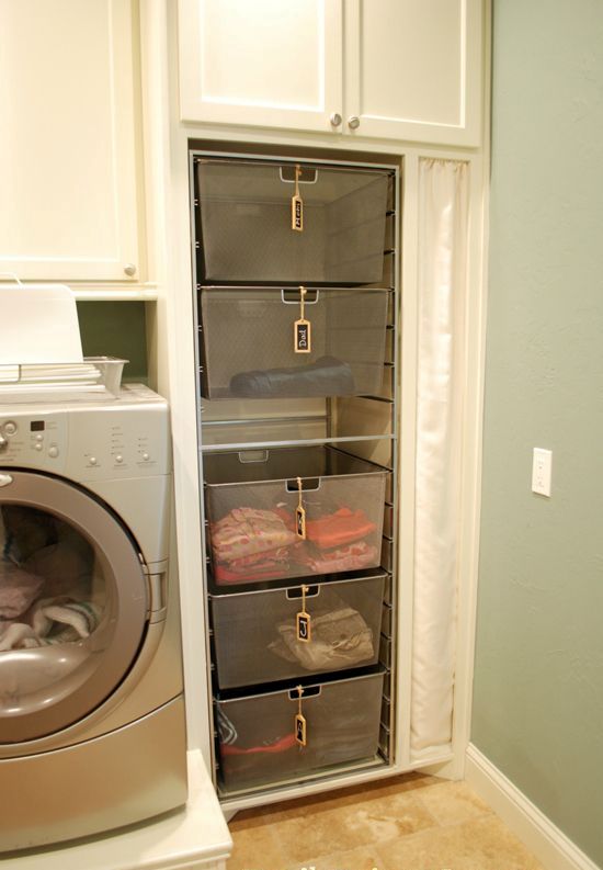 How To Smartly Organize Your Laundry Space: 37 Ideas