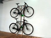 a creative plywood stand for two bikes is a gorgeous idea to hold them and to store them comfortably and with style at the same time, this piece won’t spoil the look of your space