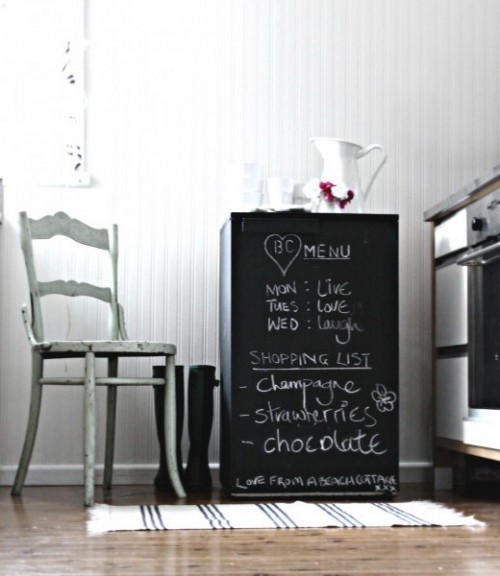 How To Use Chalkboard Pieces In Home Decor Ideas