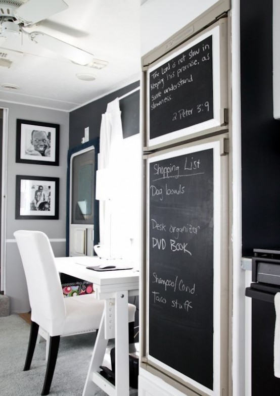 How To Use Chalkboard Pieces In Home Decor Ideas