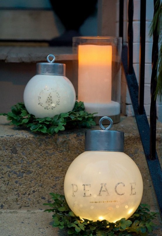 How To Use Christmas Ornaments In Home Decor Ideas