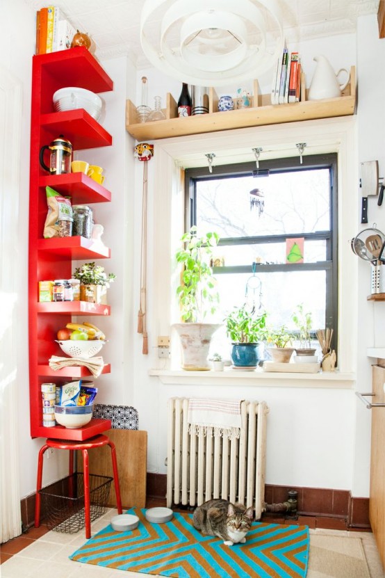 View of How To Use Color And Textures In Small Spaces: 24 Ideas - DigsDigs