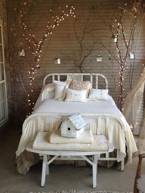 How To Use String Lights For Your Bedroom: 32 Ideas - DigsDigs