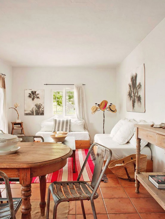 Ibiza Home With Vivacious Textiles And Shabby Chic Furniture
