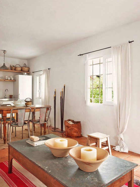 Ibiza Home With Vivacious Textiles And Shabby Chic Furniture