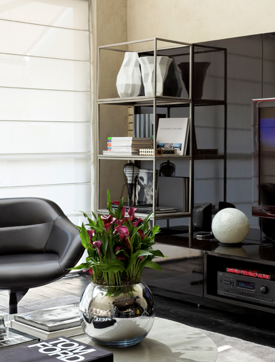 Idustrial Loft Design With Brick Walls