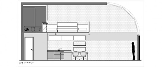Idustrial Loft Design With Brick Walls