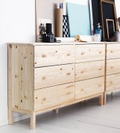 neutral Tarva dressers to fit a contemporary, Scandinavian or minimalist space