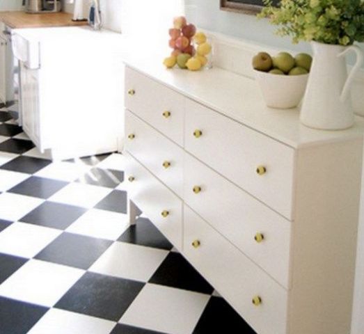 a white Tarva dresser with gold knobs is timeless classics that will fit most of interiors