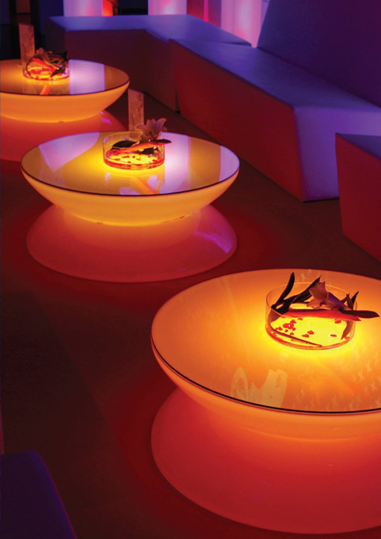 Translucent LED Light Tables - Lounge from Moree - DigsDigs