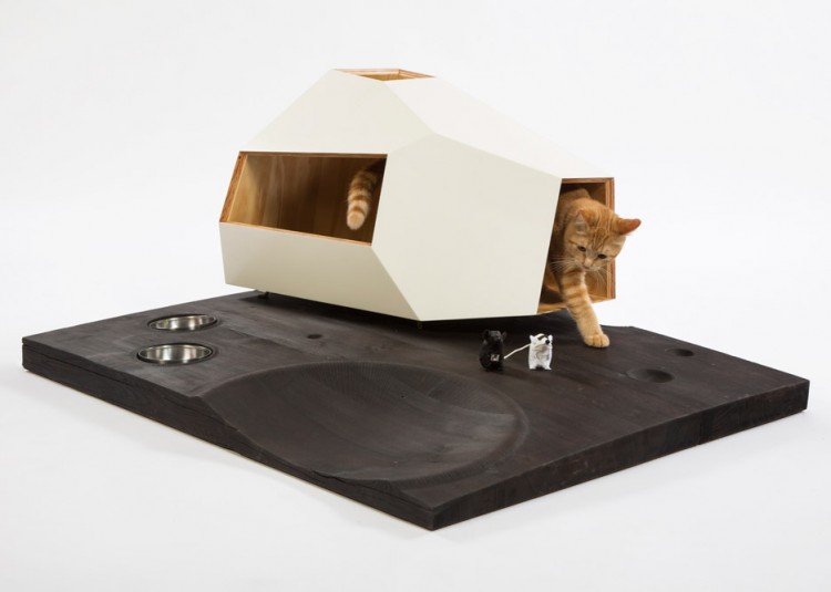 Imaginative And Bold Cat Houses With Futuristic Designs