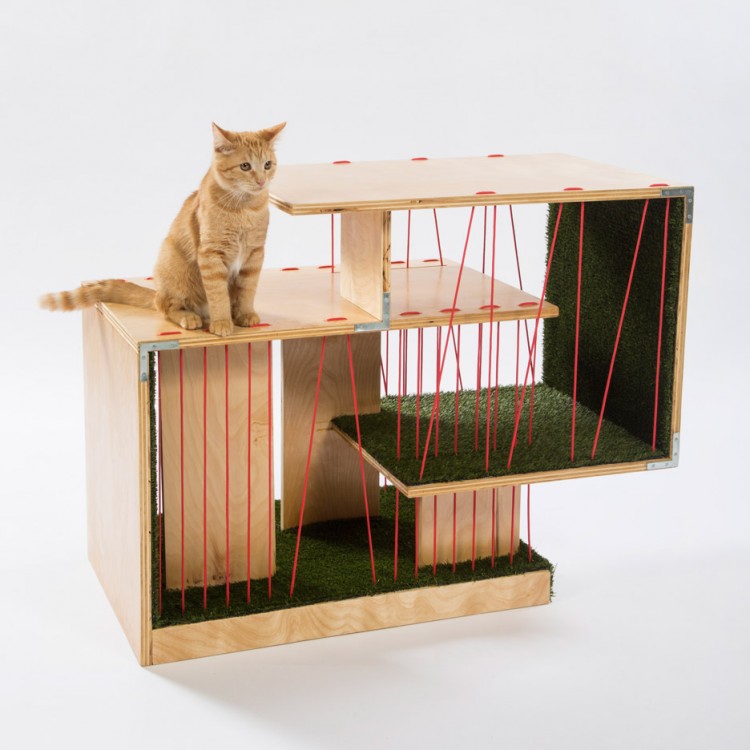 Imaginative And Bold Cat Houses With Futuristic Designs