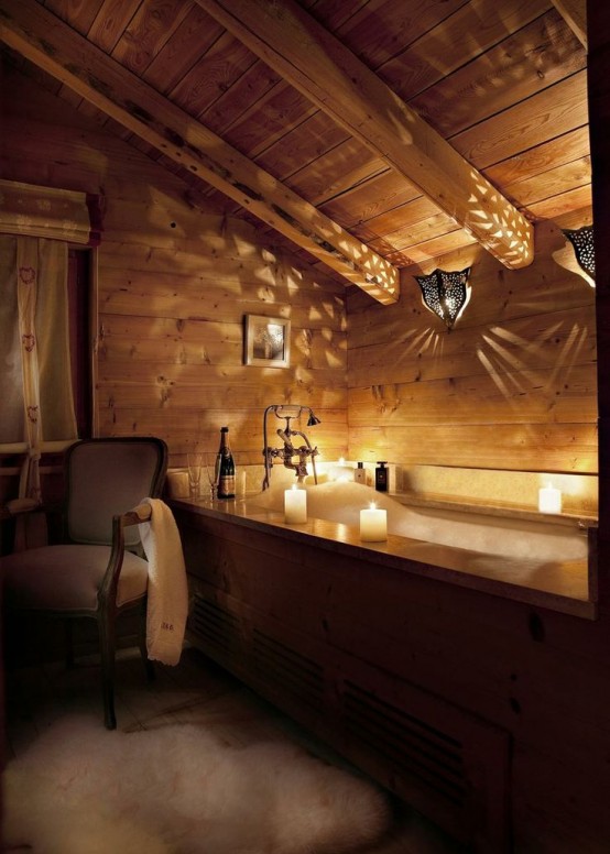 41 Impressive Chalet Bathroom Decor Ideas Digsdigs