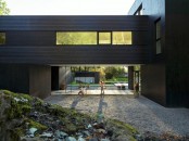 Impressive Dark Scandinavian Home With Modern Interiors