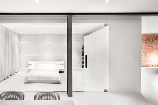 Impressive Minimalist House With Original Details Left