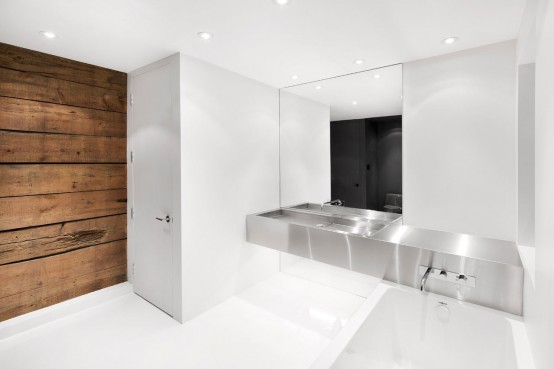 Impressive Minimalist House With Original Details Left