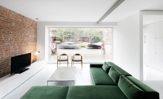 Impressive Minimalist House With Original Details Left