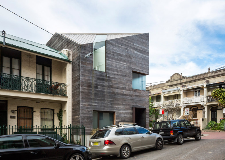Impressive Stirling House Clad With Weathered Wood