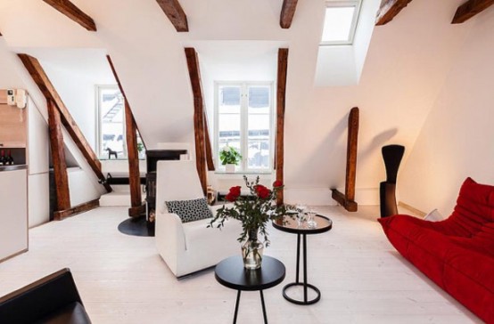 Impressive Two Storied Apartment In Stockholm