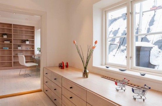 Impressive Two Storied Apartment In Stockholm