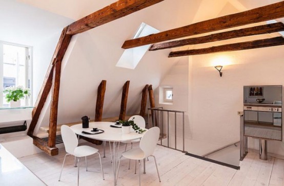Impressive Two Storied Apartment In Stockholm