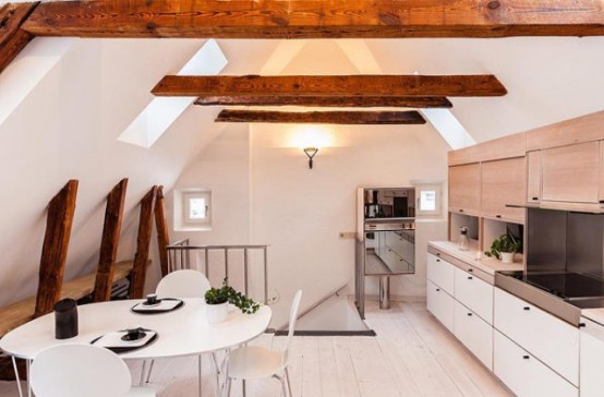 Impressive Two Storied Apartment In Stockholm