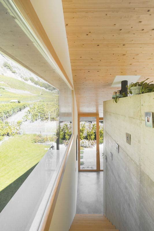 Inclined House Inspired By The Mountain by Nunatak Architectes