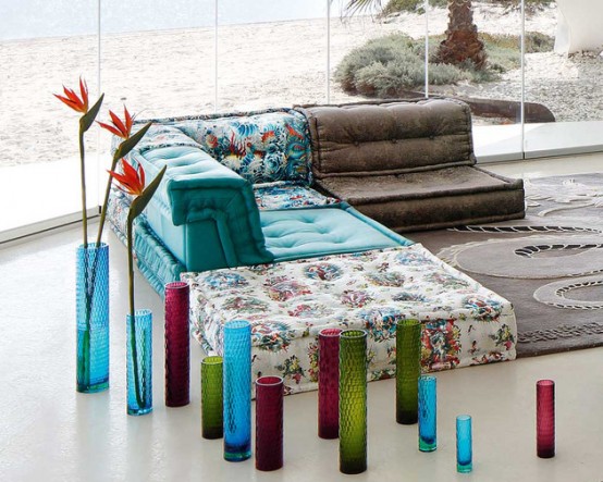 Incredible Mah Jong Sofa With Jan Paul Gautier Upholstery