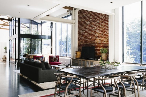 Industrial And Ethnic Loft Of An Old Warehouse