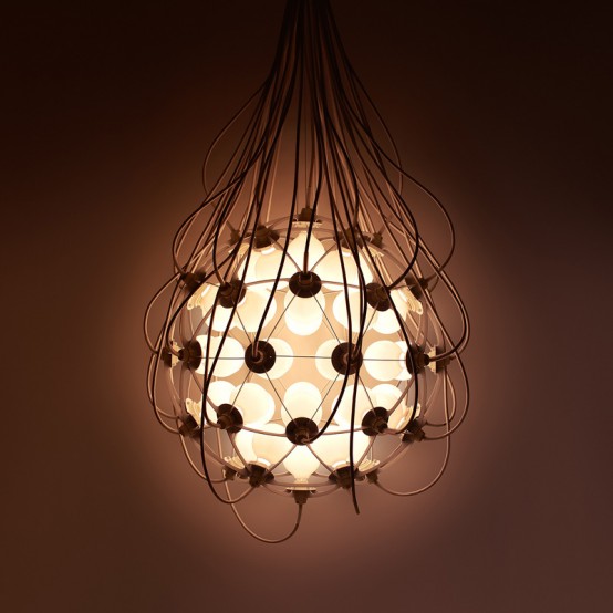 Industrial Birth Pendant Lamp Inspired By An Ovum