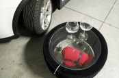 Industrial Chic Tire Table By Tavomatico