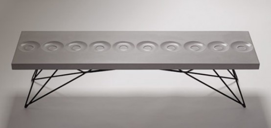 Industrial Furniture Line Of Steel And Concrete By Hard Goods