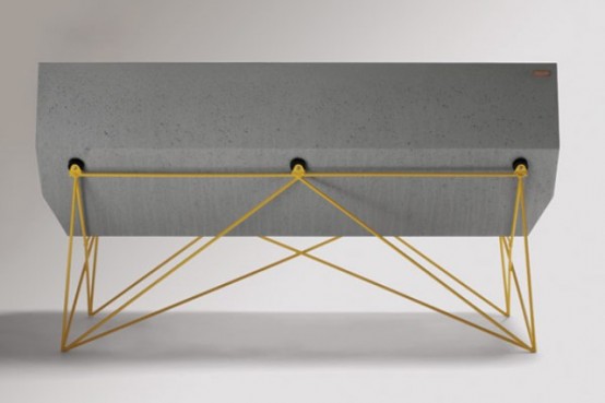 Industrial Furniture Line Of Steel And Concrete By Hard Goods