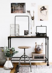 a small home office could be stylish