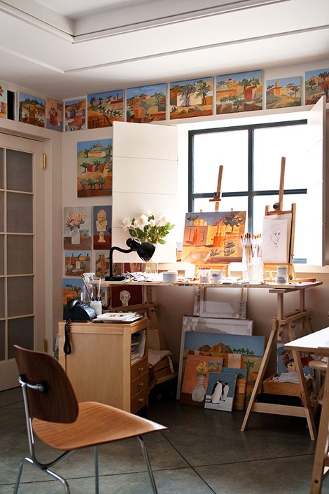 40 Inspiring Artist Home Studio Designs - DigsDigs