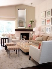 Inspiring Beige Living Room Designs
