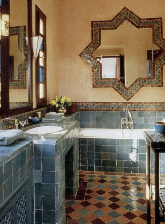 61 Inspiring Moroccan Bathroom Design Ideas Digsdigs