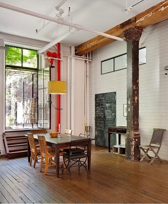 Inspiring Shabby Chic Loft With Rustic And Bohemian Touches