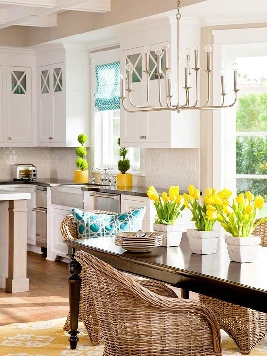 39 inspiring spring kitchen décor ideas - digsdigs