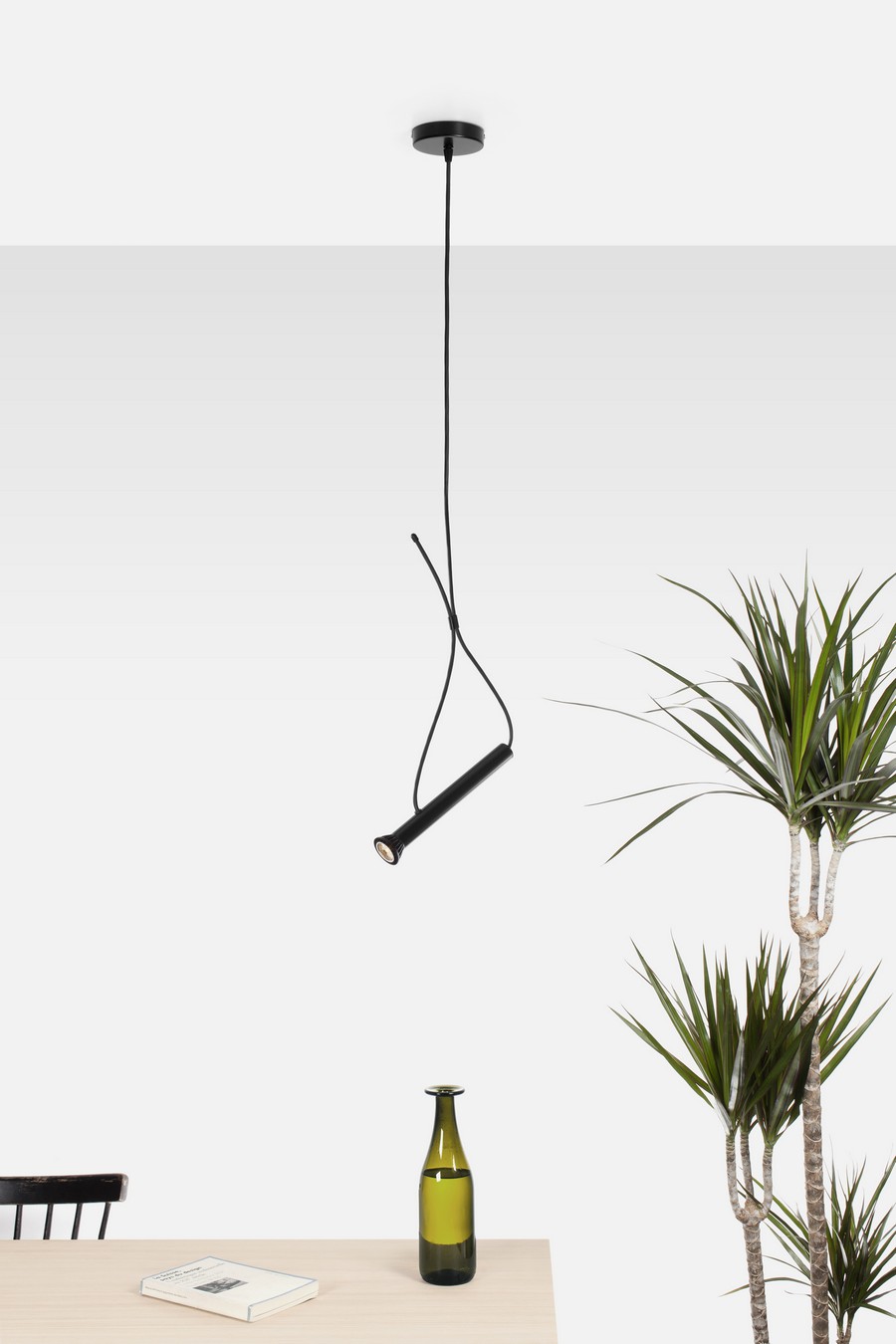 Intriguing Torch Shaped Lasso Lamp